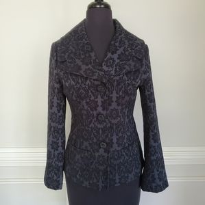 J.Jill Jacquard Black Jacket